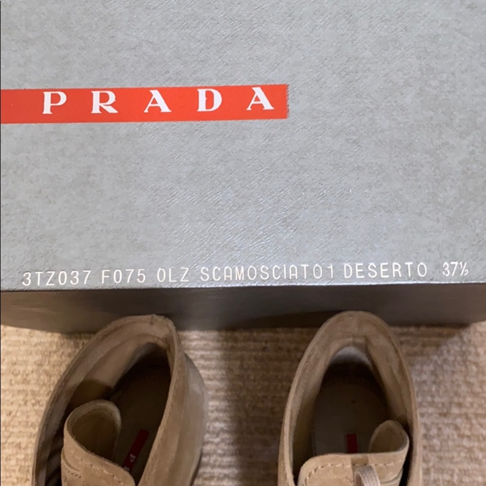 Authentic PRADA wedge half-boots - Picture 8 of 8